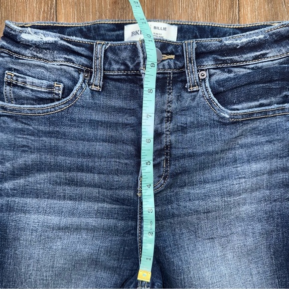 BKE Billie slim fit high rise flare Dark Blue Wash - Picture 5 of 12